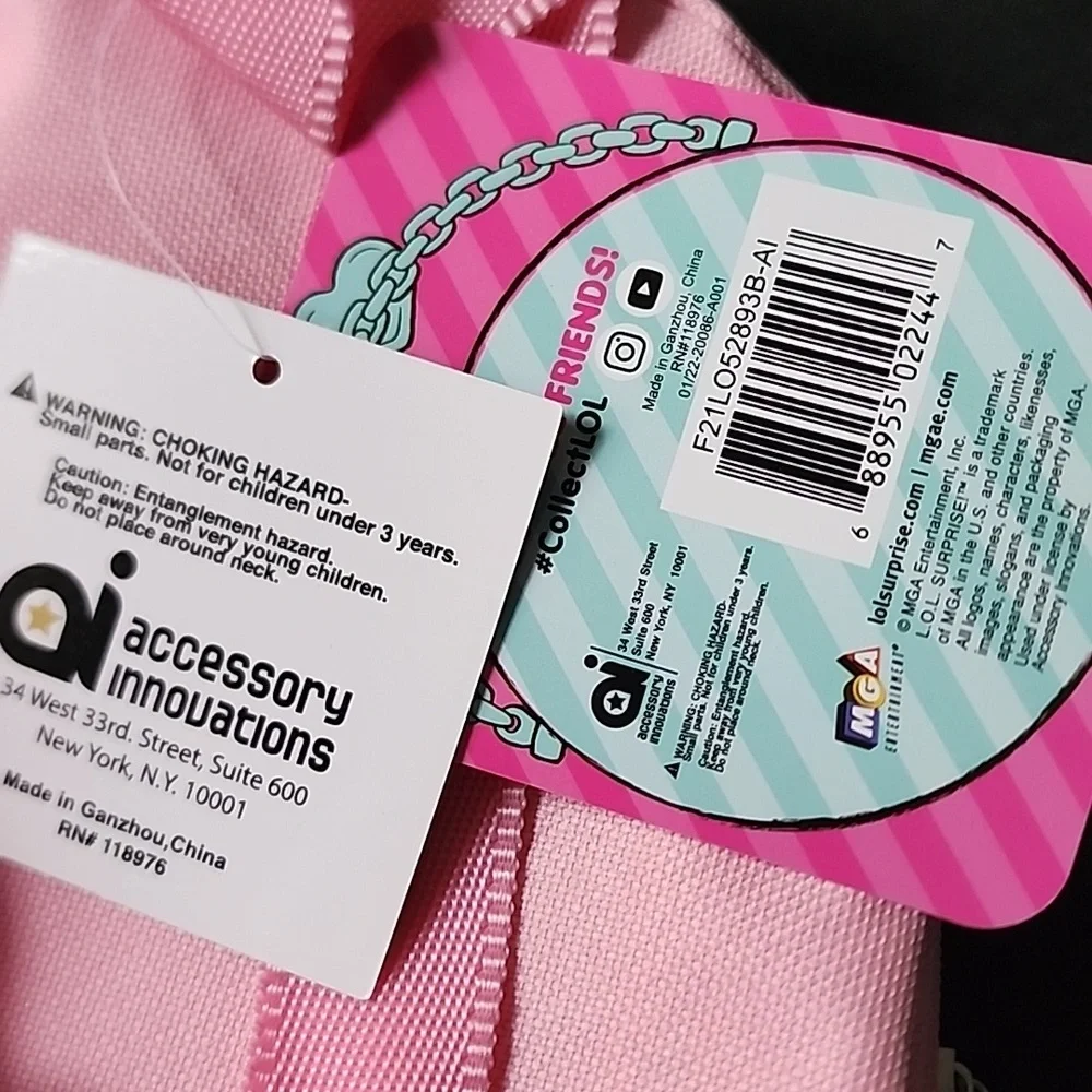 Lol‎ Queen Kitty Pink Sequin Cat Backpack